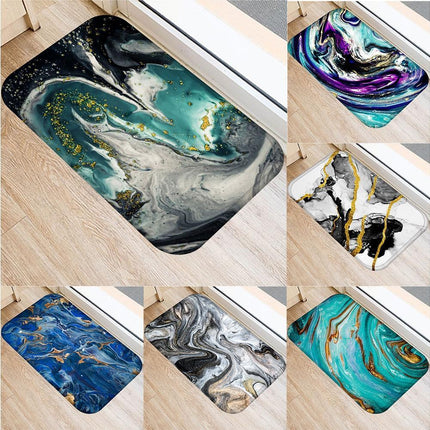 Color Palette Kitchen Hallway Mat Entrance Rug Floor Non-slip Bathroom Carpet.