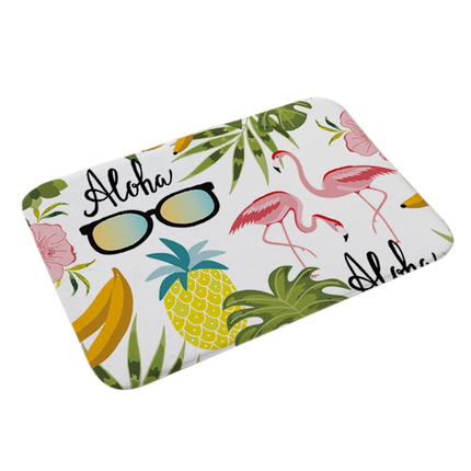 Stylish Flamingo Rug Kitchen Bathroom Anti-slip Doormat Carpet Floor Mat Home Decor.