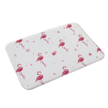 Stylish Flamingo Rug Kitchen Bathroom Anti-slip Doormat Carpet Floor Mat Home Decor.