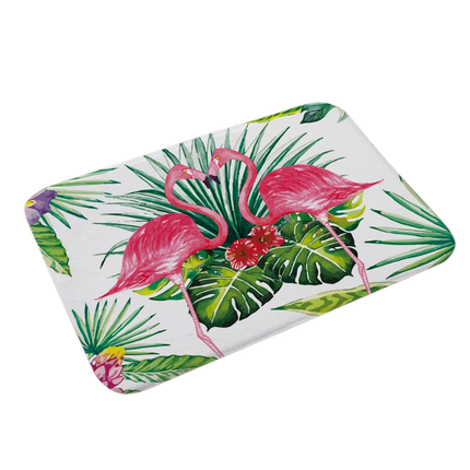 Stylish Flamingo Rug Kitchen Bathroom Anti-slip Doormat Carpet Floor Mat Home Decor.