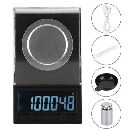 100g / 0.001g LCD Mini Electronic Kitchen Digital Food Jewelry Scale Weight Measuring Tool.