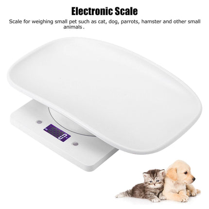 10kg/1g Digital Small Pet Weight Scale for Cats Dogs Measure Tool Electronic Kitchen Scale.