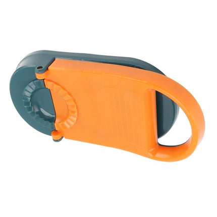 2 in 1 Manual Dumpling Maker Kitchen Dumpling Making Tool Household Multifunctional Dumpling Mold Orange.