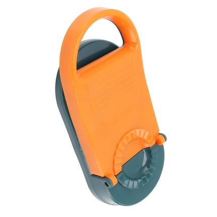 2 in 1 Manual Dumpling Maker Kitchen Dumpling Making Tool Household Multifunctional Dumpling Mold Orange.