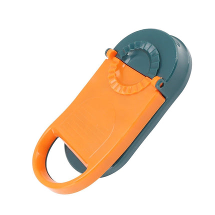 2 in 1 Manual Dumpling Maker Kitchen Dumpling Making Tool Household Multifunctional Dumpling Mold Orange.
