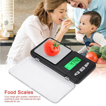 200g / 0.01g LCD Digital Electronic Balance Weighing Fruits Small Food Scales.