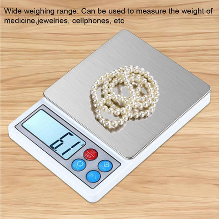 2KG/0.1g Portable Mini Digital Scales Electronic  Balance High Precision for Measuring.