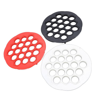 3pcs Russian Dumpling Maker Multifunctional 19 Holes Food Grade Easy Cleaning Ravioli Maker Mould for Kitchen Supplies.