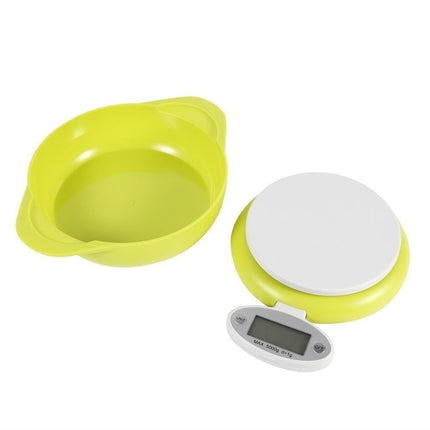 5Kg/1g LCD Display Electronic Digital Kitchen Food Scales Weighing With Bowl Home Kitchen Tool.