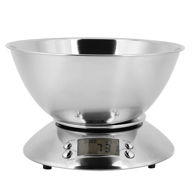 Electronic Digital Stainless Steel Kitchen Scale Food Meat Weighing Scale.