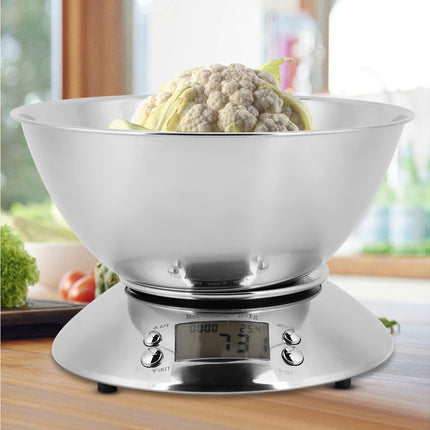 Electronic Digital Stainless Steel Kitchen Scale Food Meat Weighing Scale.