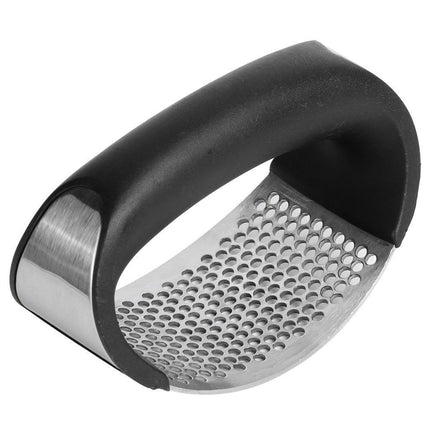 Garlic Grater Stainless Steel Manual Garlic Crusher Pressing Tool Household Kitchen Supplies.