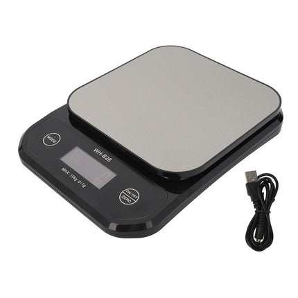 Kitchen Scale 0.035oz to 22.0lb IP7 Waterproof LCD Display Stainless Steel Coffee Scale for Family Cafe Cooking.