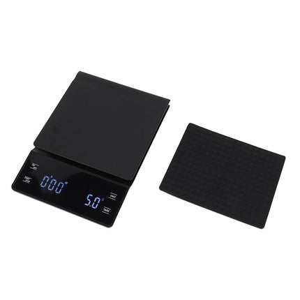 Kitchen Touch Screen Electronic Coffee Scale with Timer 3kg Multi Functional Kitchen Scale.