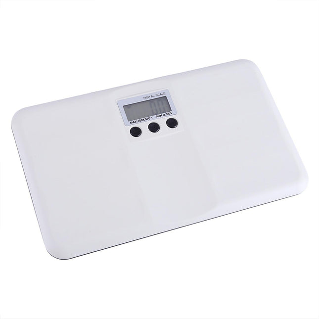 LCD Digital Electronic On/Tare Function Low Battery/Lock Alarm Mini Babies Pet Body Weighting Scale.