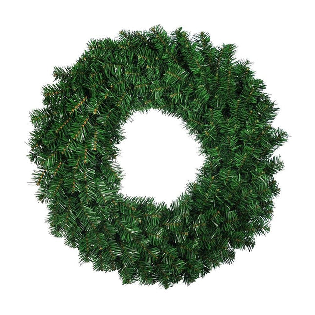 Christmas Wreaths for Front Door Outside, Wreaths for Christmas Decorations,12" Artificial Pine Christmas Wreath for Christmas Day Party - Green - 40cm.