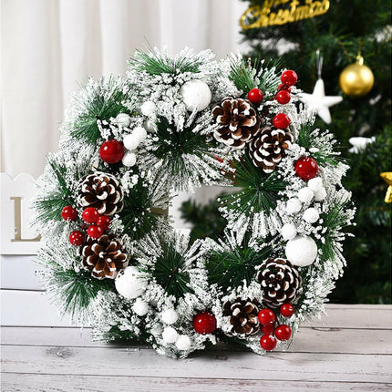 32cm Christmas Wreath, Artificial Christmas Garlands, Christmas Decoration, Christmas Ornaments.