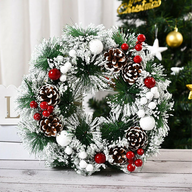 32cm Christmas Wreath, Artificial Christmas Garlands, Christmas Decoration, Christmas Ornaments.