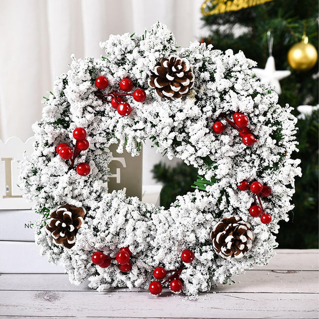 32cm Christmas Wreath, Artificial Christmas Garlands,, Christmas Decoration.