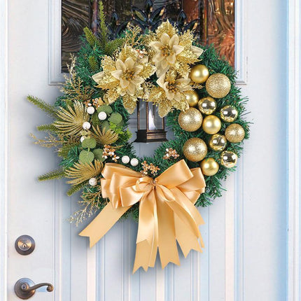 40cm Nativity Scene Christmas Wreath, Christmas Decorations, Artificial Christmas Wreath.