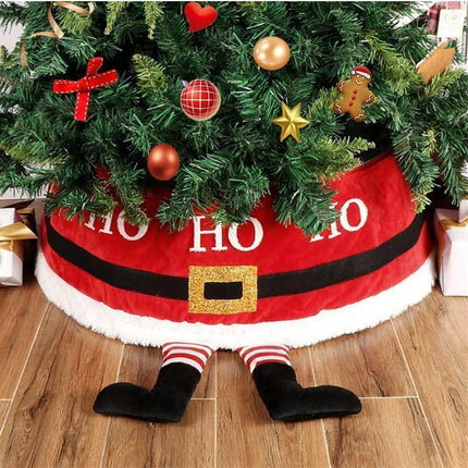 Christmas Tree Collar, 48 Inch Christmas Tree Ring, Foldable Christmas Tree Skirt.