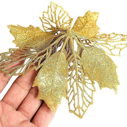 16 Pcs Christmas Tree Decoration, Christmas Glitter Christmas Tree Ornament Christmas Decoration Glitter.