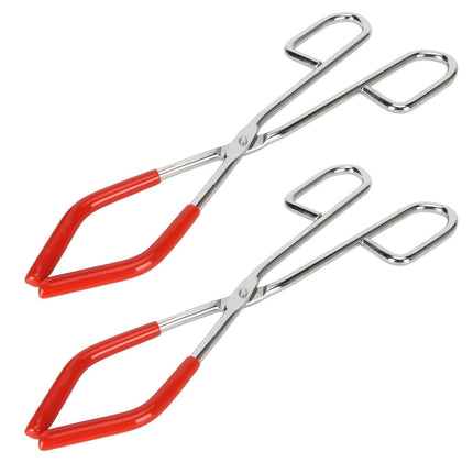 2pcs Labs Beaker Tongs Rust Prevention Strong Grip Rubber Coated Ends Chemical Beaker Tongs for 50mL To 2000mL Beakers Labware.