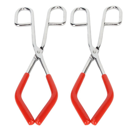 2pcs Labs Beaker Tongs Rust Prevention Strong Grip Rubber Coated Ends Chemical Beaker Tongs for 50mL To 2000mL Beakers Labware.