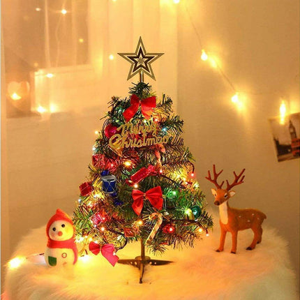 30Cm Mini Christmas Tree, Small Illuminated Christmas Tree,Mini Christmas Tree With Led Fairy Lights, Christmas Tree, Small Artificial Christmas Tree.
