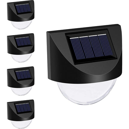4 Pcs - Solar Mirror 1 Led - White Light.