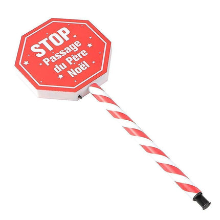 Christmas Garden Stop Sign Solar Energy Garden Decoration Garden Stake Creative Courtyard Landscape.