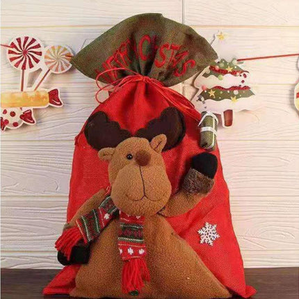Christmas Gift Bags Christmas Gift Wrapping Bags, For babies Package Storage Party Candy Decorations.