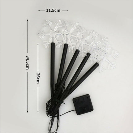 Christmas Solar Garden Light, Outdoor Waterproof Stake Light, Solar Powered Pathway Lights For Pathway, Lawn.