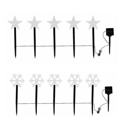 Christmas Solar Garden Light, Outdoor Waterproof Stake Light, Solar Powered Pathway Lights For Pathway, Lawn.