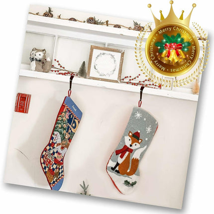 Christmas Stocking Holders Metal Fireplace Stocking Hook Garland Mantle Hook For Christmas Decoration (4 Pack).