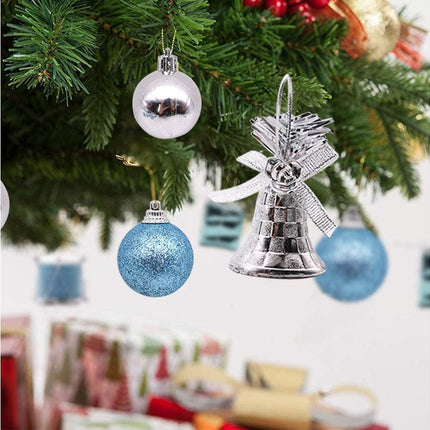 Christmas Tree Ornaments Set, 32PCS Mini Christmas Red and Gold Ball Ornaments Decoration for Christmas Trees.