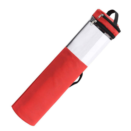 Christmas tree storage bag gift wrapping paper storage bag Christmas cylindrical storage bag Red.