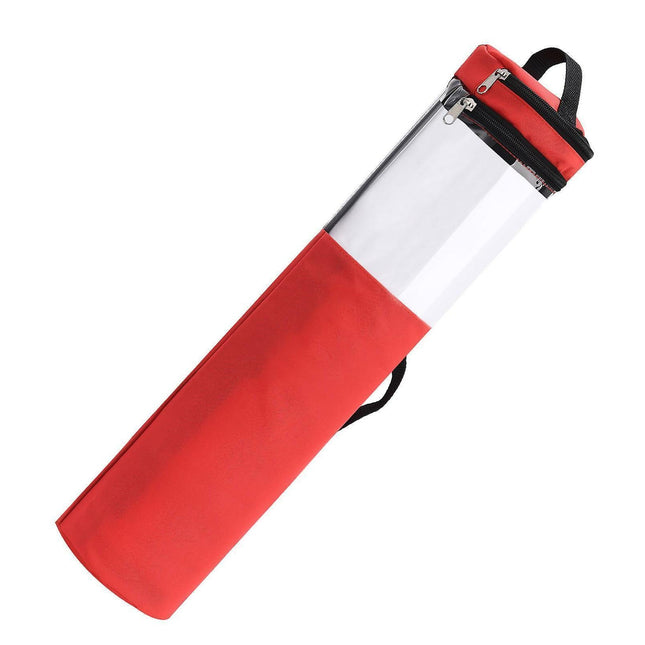 Christmas tree storage bag gift wrapping paper storage bag Christmas cylindrical storage bag Red.