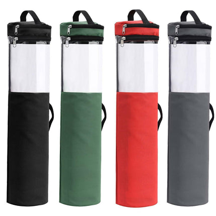 Christmas tree storage bag gift wrapping paper storage bag Christmas cylindrical storage bag Red.