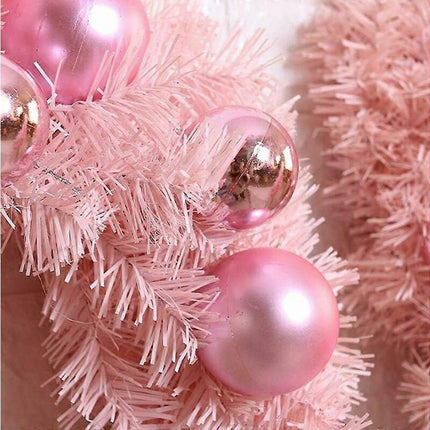 Christmas Wreath Door Wreath Wall Wreath 30CM Artificial Christmas Door Wreath Christmas Wreath with Christmas Balls Artificial Wreath Christmas Decor.