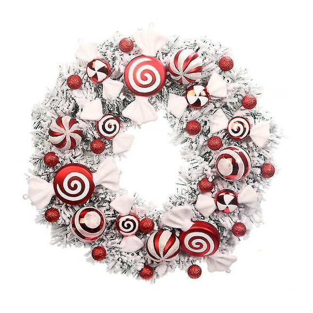 Christmas Wreath, Outdoor Christmas Wreath At The Front Door, Christmas Wreath, Christmas Party Decoration.
