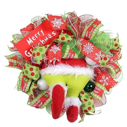 Christmas Wreath,artificial Christmas Wreath, Christmas Front Door Wreath, Outdoor Christmas Wreath.