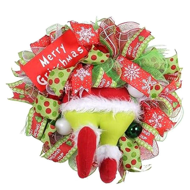 Christmas Wreath,artificial Christmas Wreath, Christmas Front Door Wreath, Outdoor Christmas Wreath.