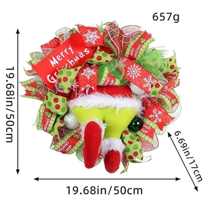 Christmas Wreath,artificial Christmas Wreath, Christmas Front Door Wreath, Outdoor Christmas Wreath.