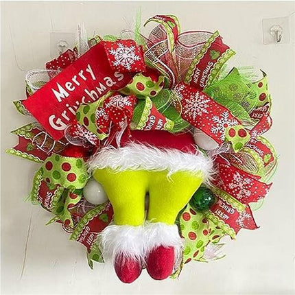 Christmas Wreath,artificial Christmas Wreath, Christmas Front Door Wreath, Outdoor Christmas Wreath.