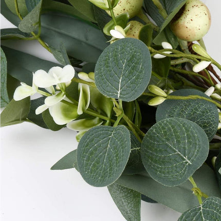 Green Eucalyptus Wreath,Artificial Eucalyptus Leaves Wreath.