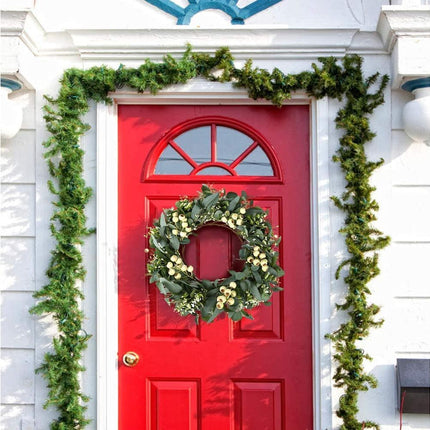 Green Eucalyptus Wreath,Artificial Eucalyptus Leaves Wreath.