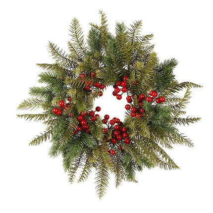 Red Berry Wreath Outdoor Christmas Wreath Christmas Fireplace Wreath Christmas Door Wreath Christmas Wreath Ornament 40x40cm.