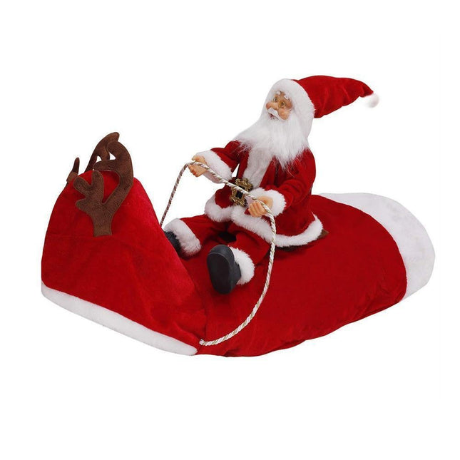 Santa Dog Costume Christmas Pet Clothes Santa Claus Riding Pet Costumes Party Dressing Up Dogs Cats Outfit For Small Medium Dogs Cats.