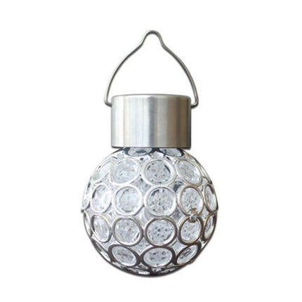 Solar Light, Outdoor Hanging Decorative Garden Light, LED Crackle Ball for Lawn Yard.